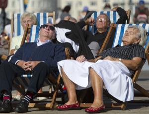 Learning, not just relaxing (Image: David McHugh/Rex Features)