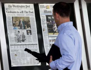 Pay by the page (Image: Evan Vucci/AP/PA)